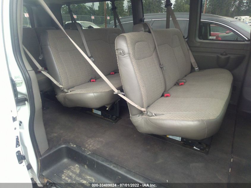 2019 CHEVROLET EXPRESS PASSENGER LT 1GAZGPFGXK1263280