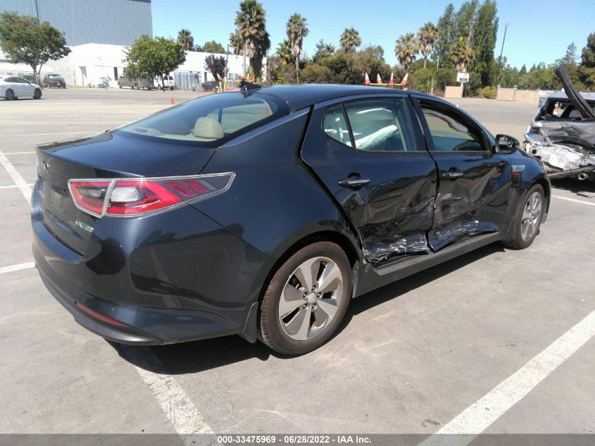 2014 KIA OPTIMA HYBRID EX KNAGN4AD7E5067548