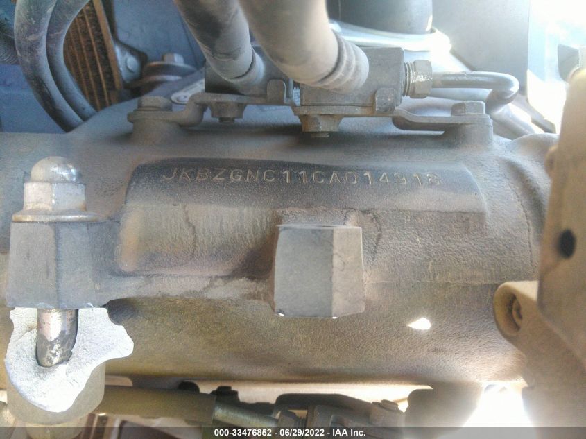 2012 KAWASAKI ZG1400 C JKBZGNC11CA014918