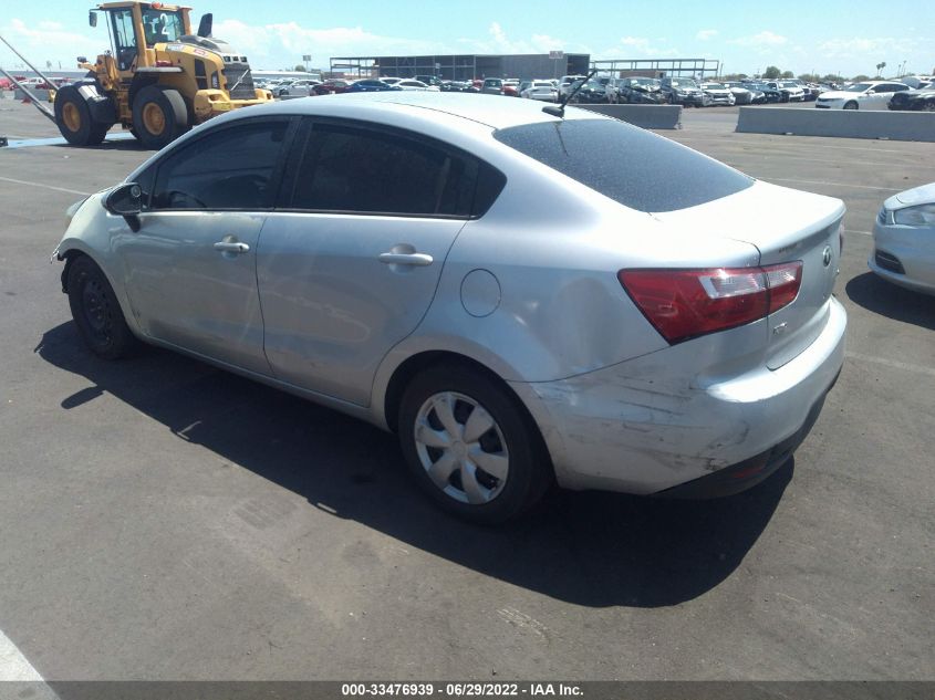 2015 KIA RIO LX KNADM4A37F6437065