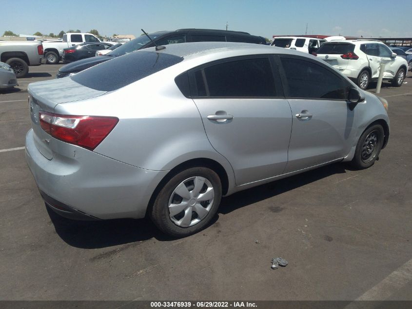 2015 KIA RIO LX KNADM4A37F6437065
