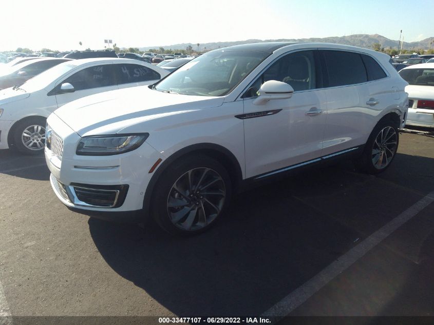 2020 LINCOLN NAUTILUS RESERVE 2LMPJ8K90LBL13719
