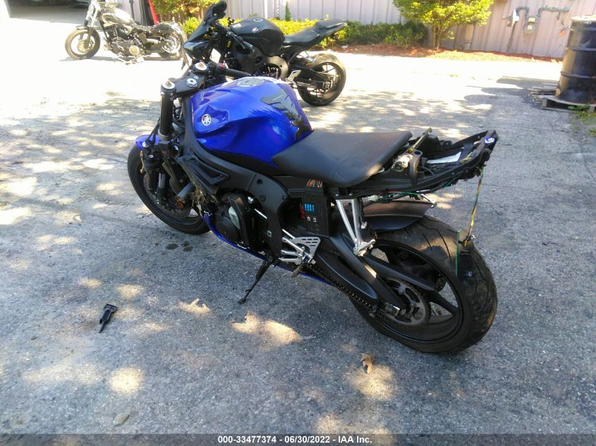 2005 YAMAHA YZFR6 L JYARJ06E95A023166