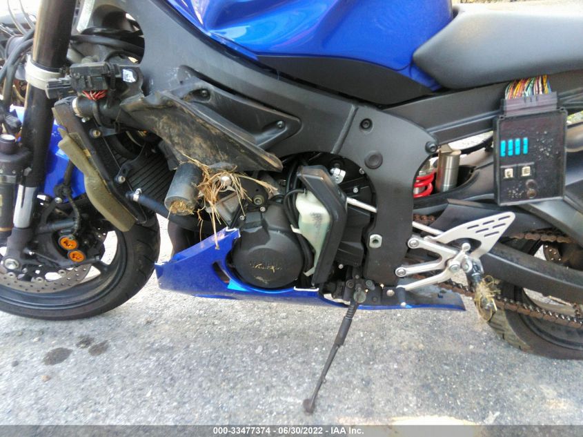 2005 YAMAHA YZFR6 L JYARJ06E95A023166