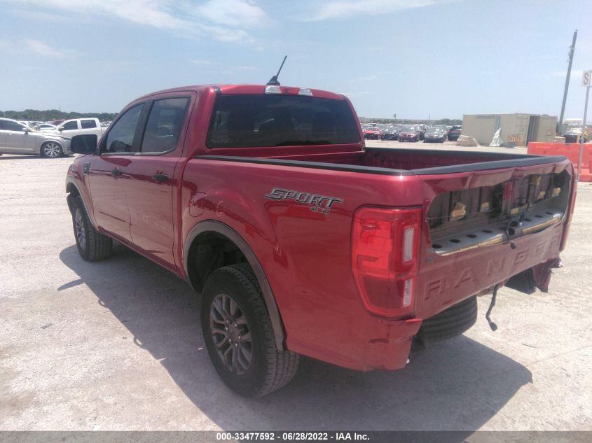 2020 FORD RANGER XLT 1FTER4FH0LLA76496