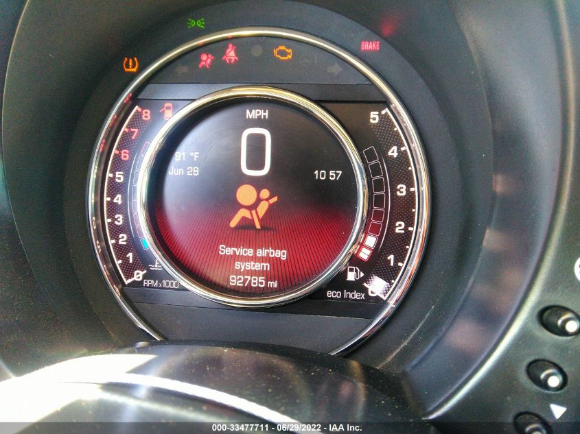 2015 FIAT 500 TURBO 3C3CFFHH3FT621936