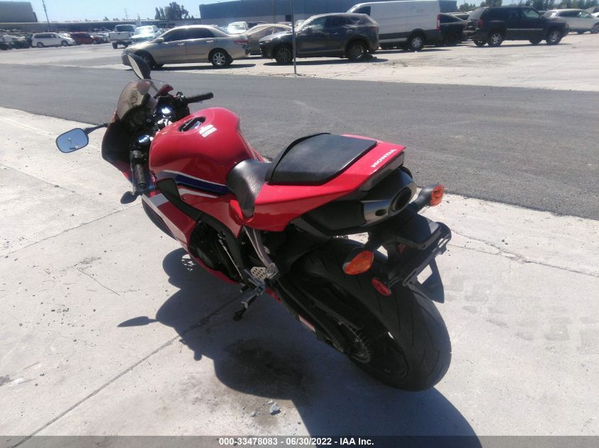 2021 HONDA CBR600 RA JH2PC40H8MK700157