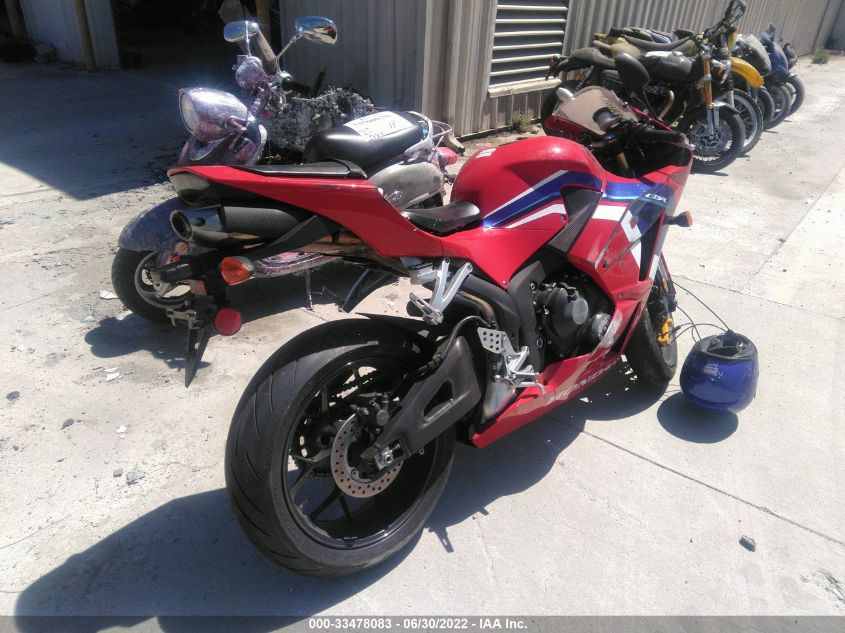 2021 HONDA CBR600 RA JH2PC40H8MK700157