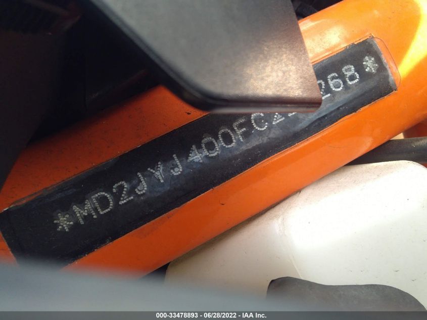 2015 KTM 390 DUKE MD2JYJ400FC224268