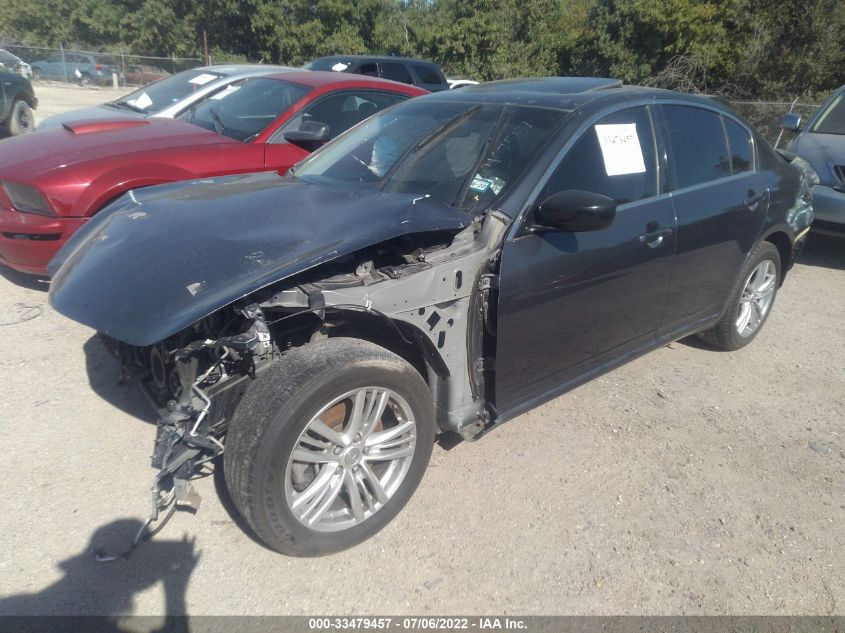 2013 INFINITI G37 SEDAN JOURNEY JN1CV6AP7DM717767