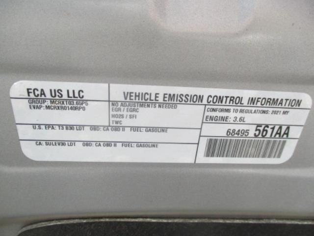2021 CHRYSLER VOYAGER LXI 2C4RC1DG5MR530648