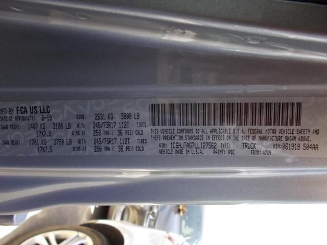 2020 JEEP GLADIATOR SPORT 1C6HJTAG7LL127562