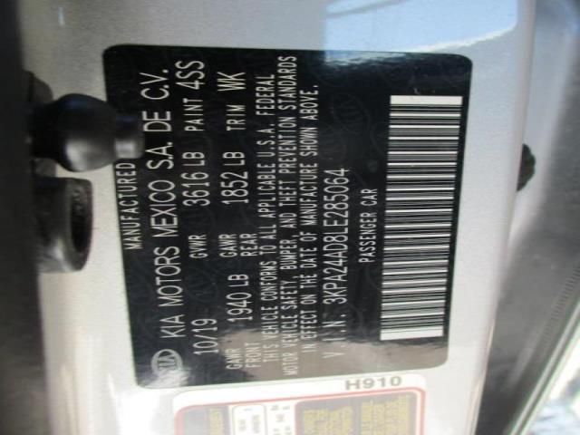 2020 KIA RIO LX/S 3KPA24AD8LE285064