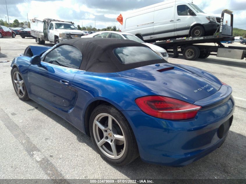 2013 PORSCHE BOXSTER WP0CA2A82DS113906