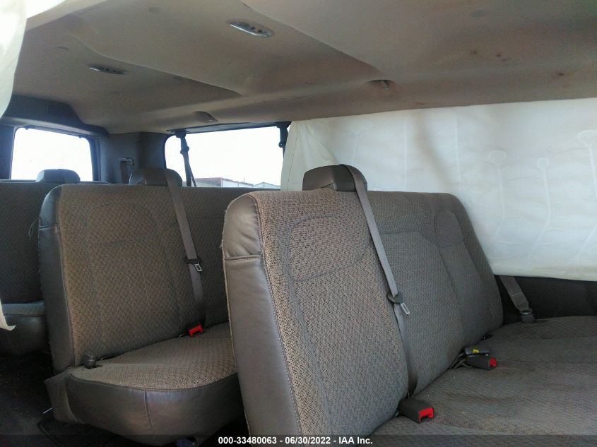 2015 CHEVROLET EXPRESS PASSENGER LT 1GAZG1FG4F1269689