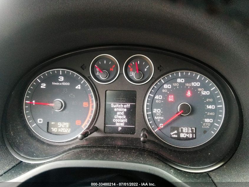 2013 AUDI A3 PREMIUM PLUS WAUKJAFM2DA007437
