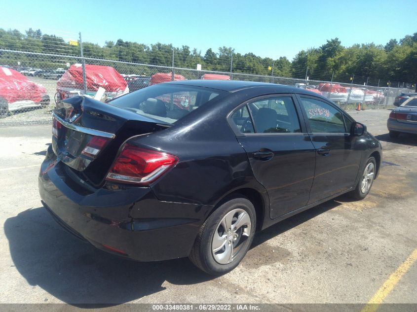 2013 HONDA CIVIC SDN LX 2HGFB2F5XDH598992