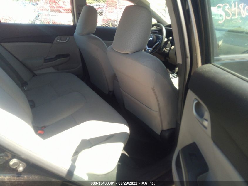 2013 HONDA CIVIC SDN LX 2HGFB2F5XDH598992