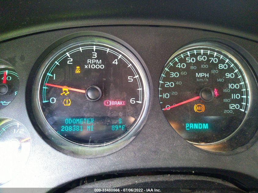 2013 CHEVROLET AVALANCHE LT 3GNTKFE78DG314228