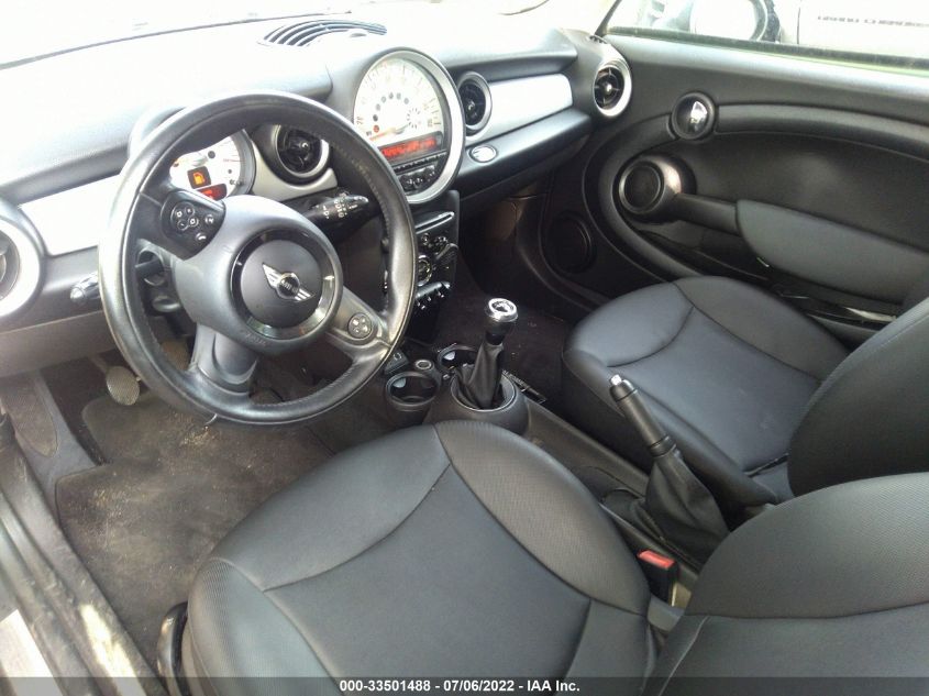 2013 MINI COOPER HARDTOP WMWSU3C57DT372944