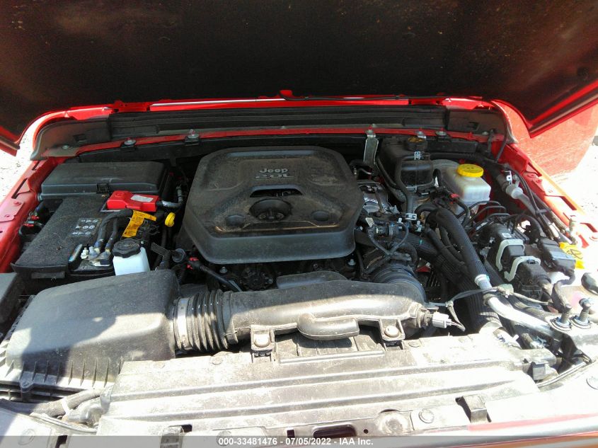 2021 JEEP WRANGLER UNLIMITED SAHARA 1C4HJXEN8MW645771