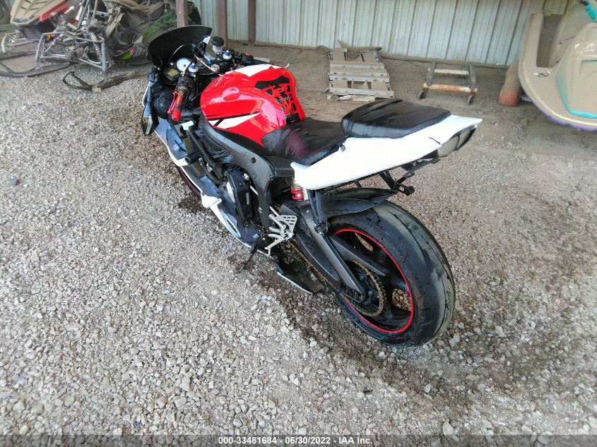 2005 YAMAHA YZFR6 L JYARJ06E15A024523