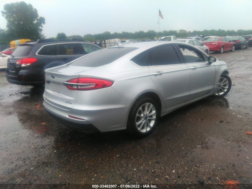 2019 FORD FUSION HYBRID SE 3FA6P0LU0KR141857