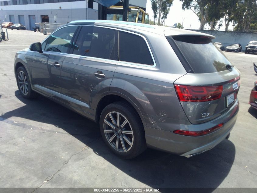 2017 AUDI Q7 PREMIUM PLUS WA1LAAF73HD011335