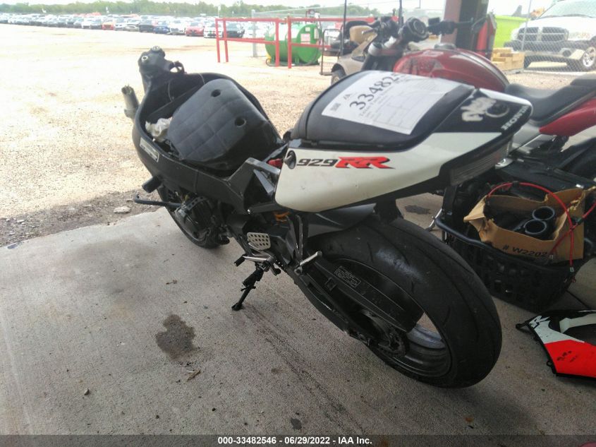 2001 HONDA CBR900 RE JH2SC44361M102318