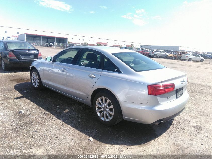 2014 AUDI A6 2.0T PREMIUM WAUFFAFC5EN016279