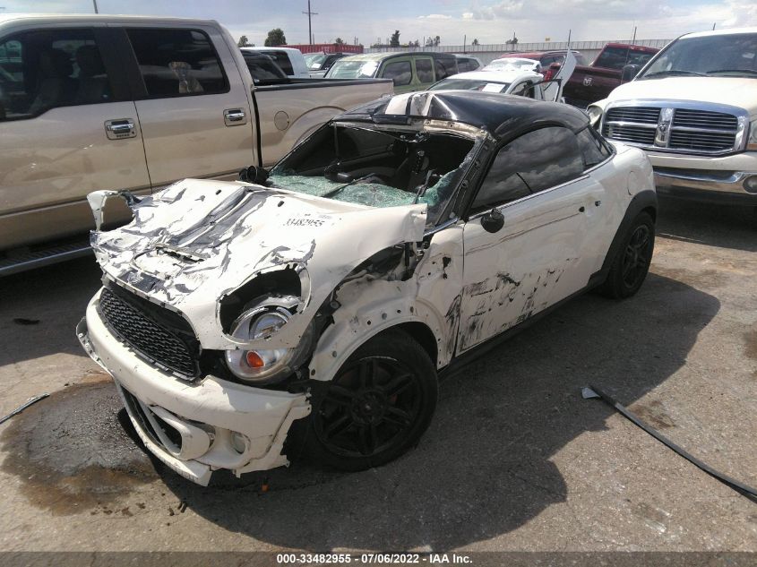 2013 MINI COOPER COUPE S WMWSX3C51DT466888