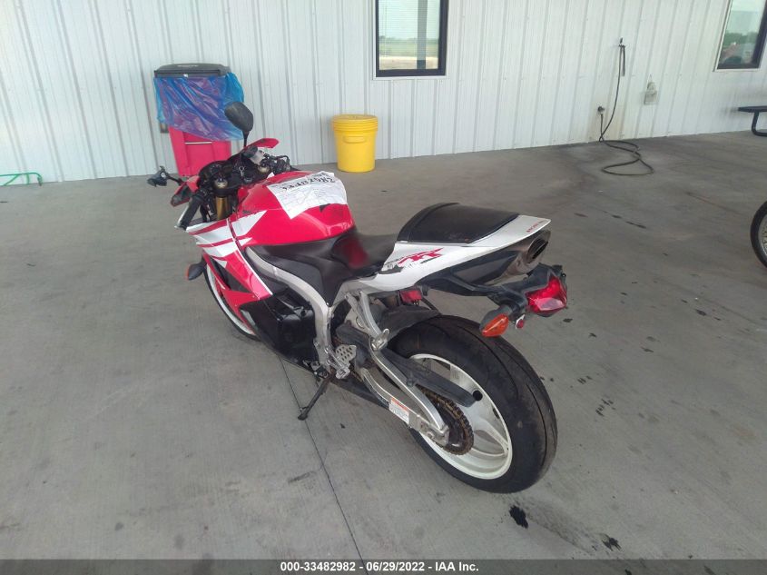 2012 HONDA CBR600 RR JH2PC4043CK500699
