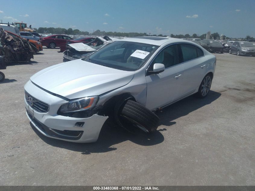 2016 VOLVO S60 INSCRIPTION T5 DRIVE-E PLATINUM LYV402FM8GB107950