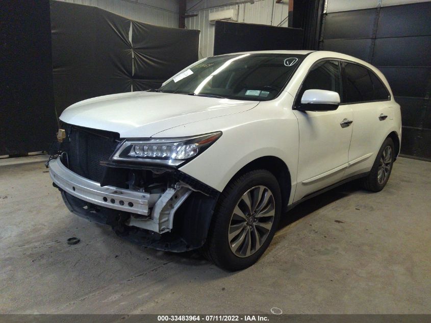 2014 ACURA MDX TECH PKG 5FRYD4H44EB008633