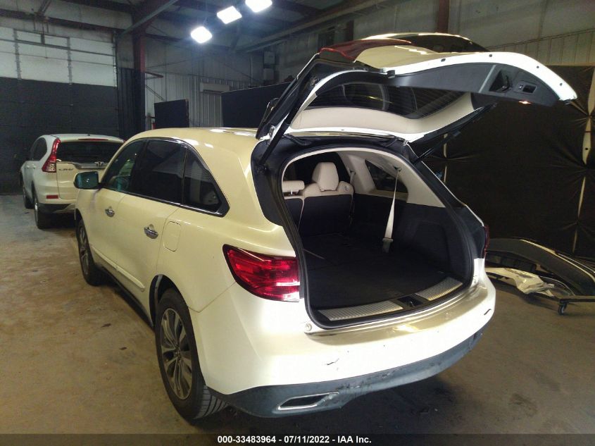 2014 ACURA MDX TECH PKG 5FRYD4H44EB008633