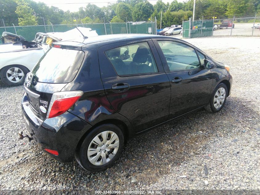 2013 TOYOTA YARIS JTDKTUD39DD555619