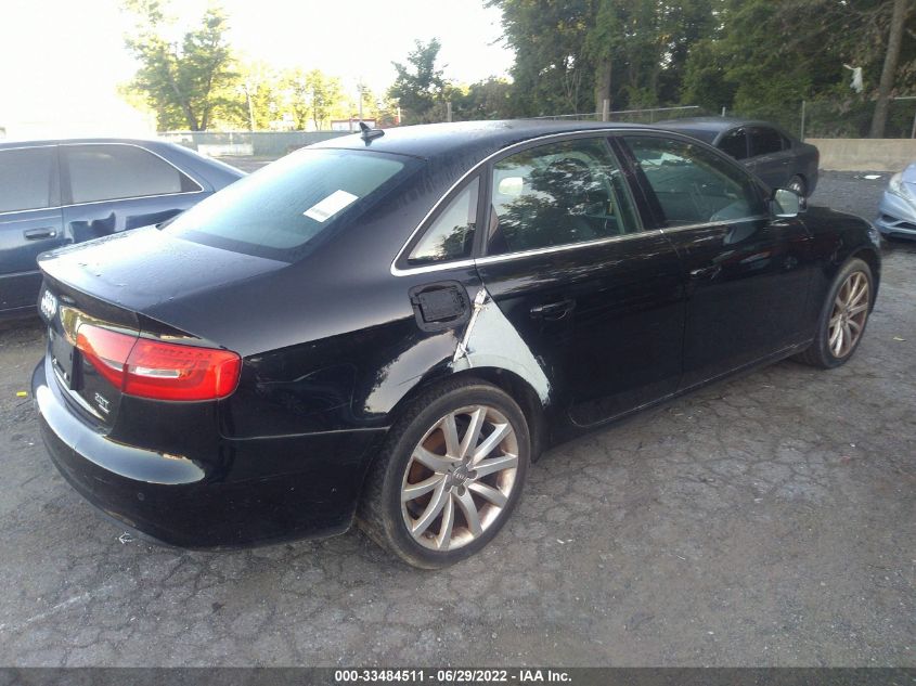 2013 AUDI A4 PREMIUM PLUS WAUFFAFL7DN014645