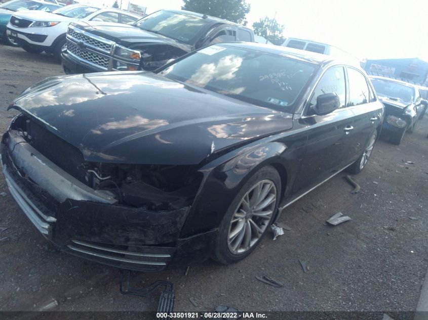 2013 AUDI A8 L 4.0L WAUR2AFD3DN018354