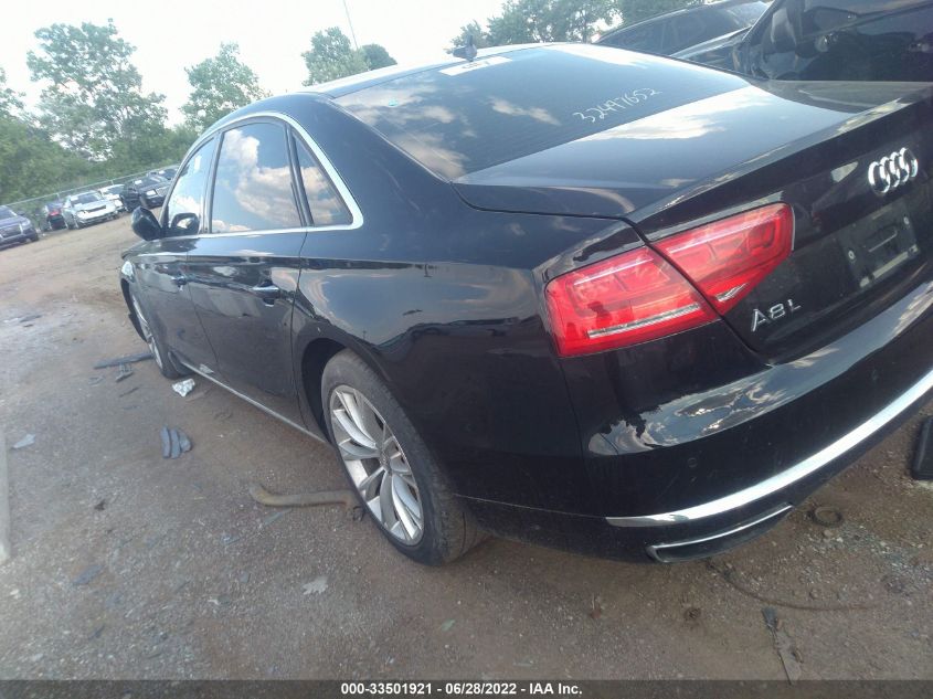 2013 AUDI A8 L 4.0L WAUR2AFD3DN018354