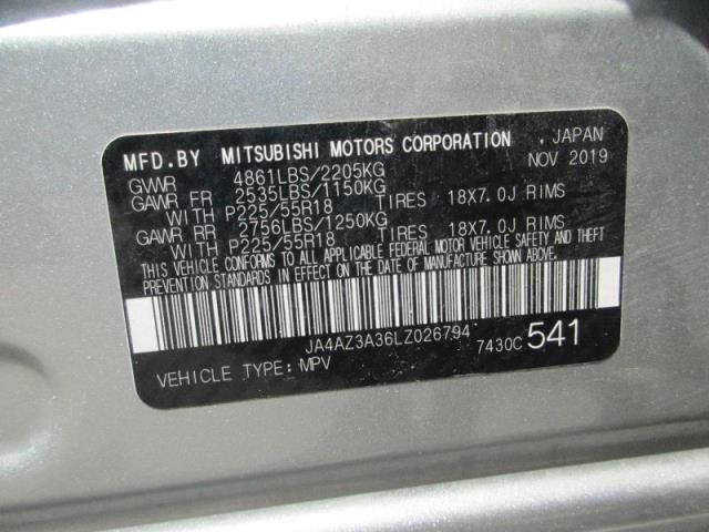 2020 MITSUBISHI OUTLANDER ES/SE/SEL/LE/SP JA4AZ3A36LZ026794