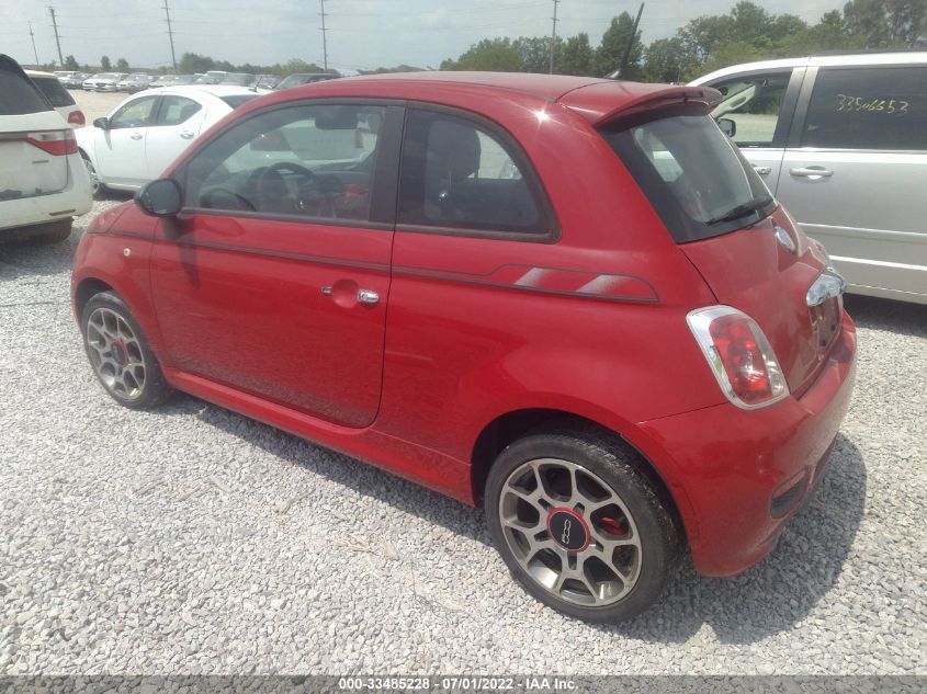 2013 FIAT 500 SPORT 3C3CFFBR9DT529146
