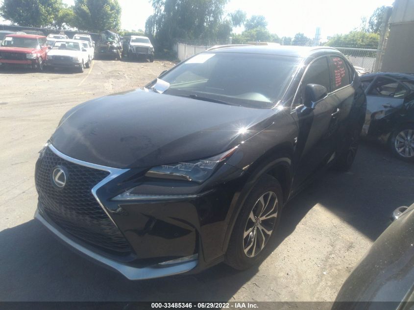 2016 LEXUS NX 200T F SPORT JTJBARBZ5G2058302