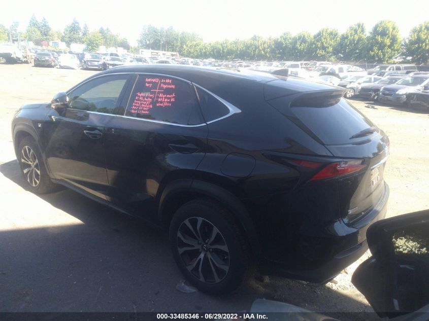 2016 LEXUS NX 200T F SPORT JTJBARBZ5G2058302