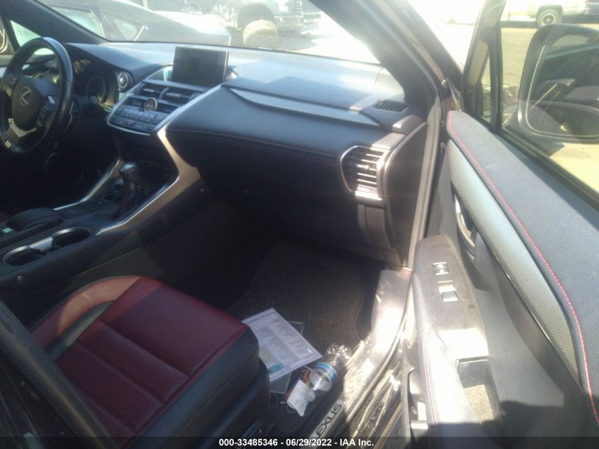 2016 LEXUS NX 200T F SPORT JTJBARBZ5G2058302