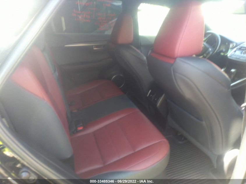 2016 LEXUS NX 200T F SPORT JTJBARBZ5G2058302