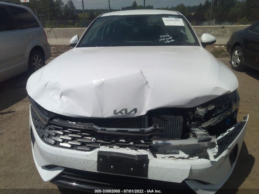 2022 KIA K5 LXS 5XXG14J21NG142401