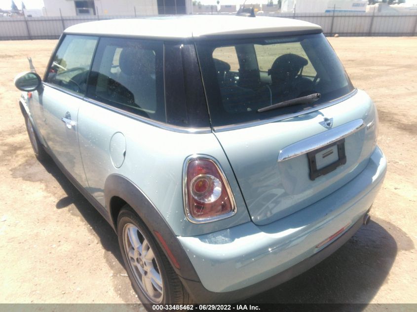 2013 MINI COOPER HARDTOP WMWSU3C5XDT546666