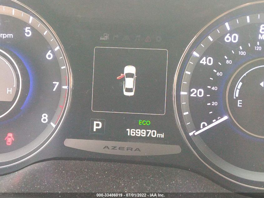 2015 HYUNDAI AZERA LIMITED KMHFH4JG3FA483391