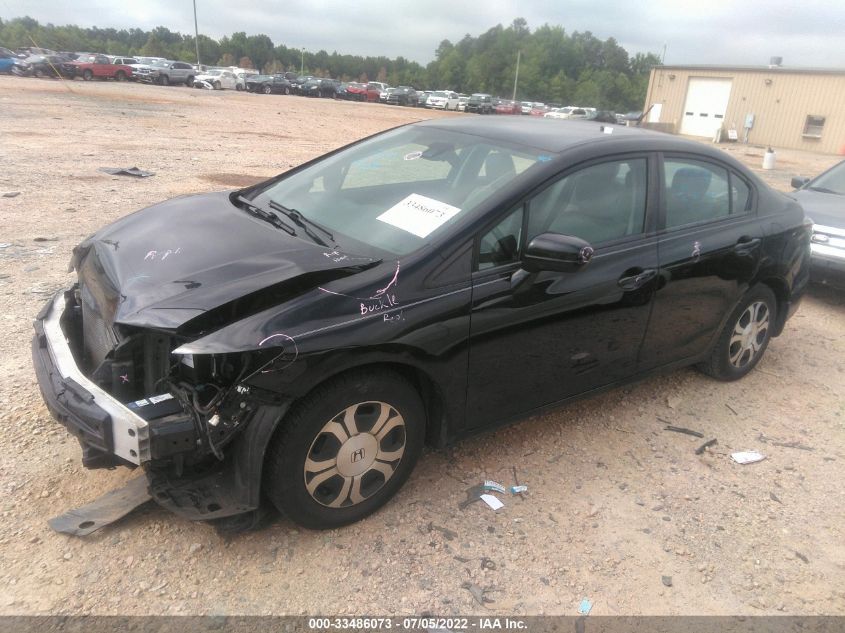 2014 HONDA CIVIC HYBRID 19XFB4F32EE201023