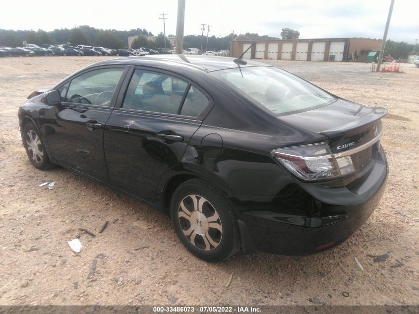 2014 HONDA CIVIC HYBRID 19XFB4F32EE201023
